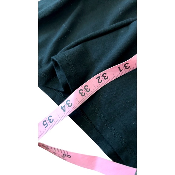 Eileen Fisher Long Sleeve Stretch Jersey Knit Dress Size S Petite Black High Low - Picture 7 of 8